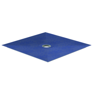 Schedel Multistar plan shower element SKR32018 120 x 120 x 4.5 cm, square, drain in the middle