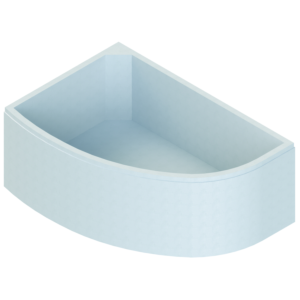 Schedel Keramag Renova Nr.1 corner bath support SW13042 150x100cm, right, flush, height 57cm