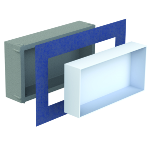 Schedel Multistar vision niche insert BOX3060 300 x 600 x 120 mm, sans cadre, bianco blanc