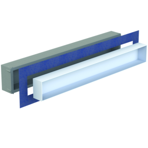 Schedel Multistar vision Nischeneinsatz BOX20153 200 x 1530 x 120 mm, rahmenlos, bianco weiß