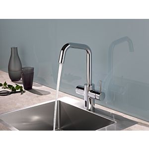 Schell Grandis E electronic kitchen mixer 002440699 without power supply, chrome-plated