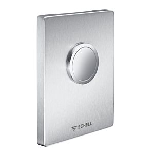 Schell Edition WC plaque d&#39; Inox , basse pression, simple chasse