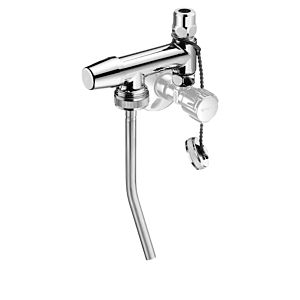 Schell sampling valve 038 380 699 G 3/8 IG x G 3/8 AG, chrome-plated