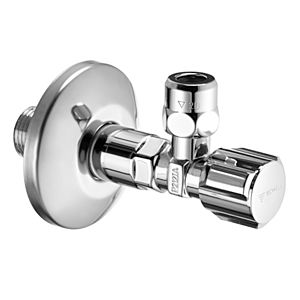 Schell regulating angle valve 054070699 G 2000 / 2 AG x G 3/8 AG, with regulating function, chrome-plated