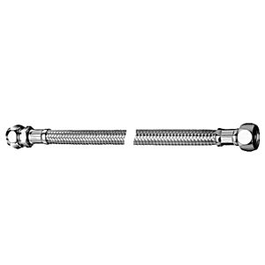 Schell Clean-Fix S flexible hose 102020699 chrome-plated, 1000 mm, compression fitting G 3/8 AG x Ø 10 mm