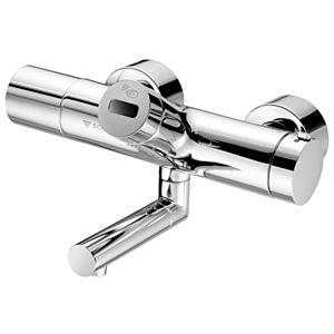 Schell Vitus wall-washbasin thermostat 002390699 210 mm, battery operation, disinfection, chrome-plated
