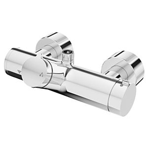 Schell Vitus shower thermostat 016020699 shower connection above, surface-mounted, mixed water, chromed