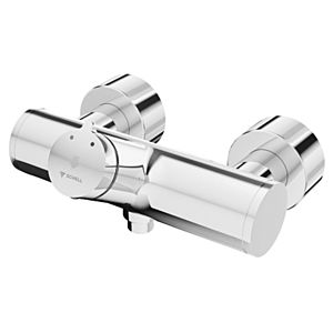 Schell Vitus shower self-closing fitting 016160699 shower connection below, thermal disinfection, surface-mounted, for mixed water, chrome-plated