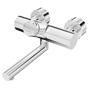 Schell Vitus Selbstschluss-Waschtisch-Armatur 016590699 270 mm, für Mischwasser, mit Desinfektion, verchromt