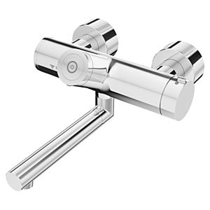 Schell Vitus wall-mounted basin thermostat 016540699 210 mm, battery operation, disinfection, chrome-plated