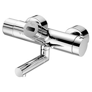 Schell Vitus wall-mounted basin thermostat 016250699 210 mm, mixed water, battery operated, chrome-plated