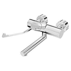 Schell Vitus Einhebel-Waschtisch-Armatur 016560699 210 mm, Klinik-Armhebel, Mischwasser, Desinfektion, verchromt