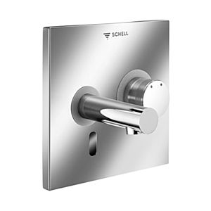 Schell Linus 019332899 face avant Inox , avec sortie 230 mm, Sensor , eau mitigée, fonctionnement sur secteur