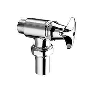 Schell Schellomat WC-Spülventil 027030699 DN 20, mit Dreisterngriff, verchromt