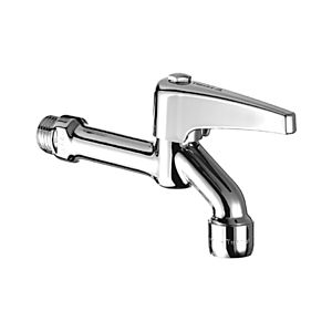 Schell outlet valve 034250699 G 2000 / 2 AG, chrome-plated, with lever handle 270 degrees open / closed