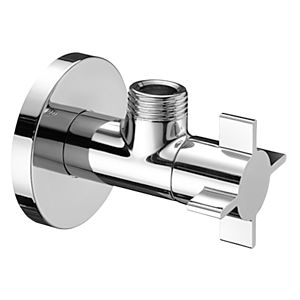 Schell regulating angle valve 053990699 G 2000 / 2 AG, with regulating function, chrome-plated