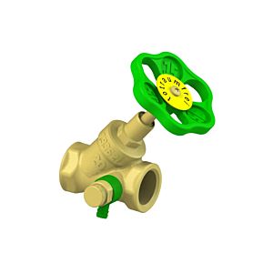 Schlösser Schrägsitzventil 0014102000001 DN 20, Rp 3/4, mit Entleerung, steigende Spindel