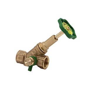 Schlösser free flow valve 0015101500001 DN 15, Rp 2000 / 2, with draining, rising spindle