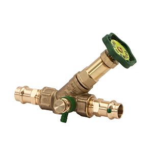 Schlösser free flow valve 0015381500001 DN 15, 15mm, IG, with drain, non-rising spindle