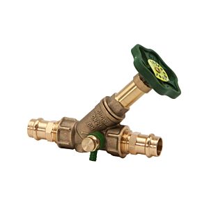 Schlösser Freistromventil 0015381800001 DN 20, 18mm, IG, mit Entleerung, nichtsteigende Spindel