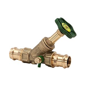 Schlösser free flow valve 0015382800001 DN 25, 28mm, IG, with drain, non-rising spindle