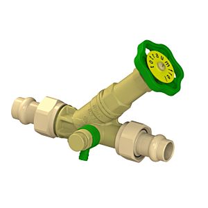 Schlösser d&#39;écoulement libre Schlösser 0015871500001 DN 15, 15 mm, AG, avec purge, tige non montante