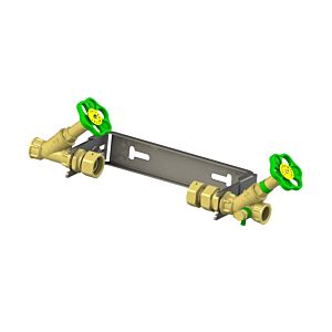 Locks water meter installation set 0022103200001 1 1/4&quot; Qn 6, adjustable, horizontal, stainless steel