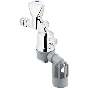 Schlösser outlet valve 0082601550001 DN 15, 2000 / 2 &quot;, matt chrome-plated, with Backflow Preventer