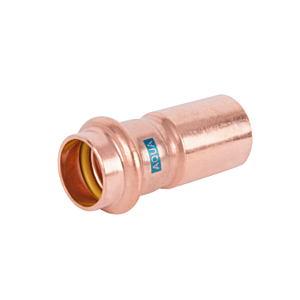 HS AQUAGAS V Reducing Sleeve 35 x 22 mm 454303522  male thread/female thread, Press Copper, Reducer, Fitting for Gas and Water