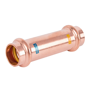 HS AQUAGAS V sliding sleeve 28 x 28 mm 450402828 copper, press copper, fitting for gas and water