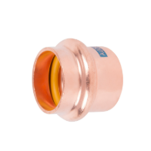 HS AQUAGAS V End Cap 15 mm 4541015 Copper, Press Copper, Fitting for Gas and Water