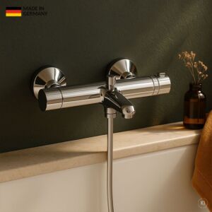 CARLDIX Wannenarmatur 03000050-00 Aufputz, ohne Brausegarnitur, 1/2", chrom