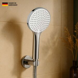 CARLDIX Handbrause 15010003-00 rund, 110 mm, 3 Strahlarten, chrom