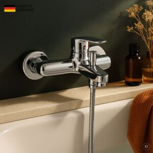 CARLDIX Wannenarmatur 01000030-00 Aufputz, ohne Brausegarnitur, chrom