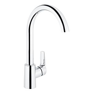 Heinrich Schulte alpha_350 kitchen fitting Z056702-00010 Projection 200mm, swivelling, side-controlled, chrome-plated