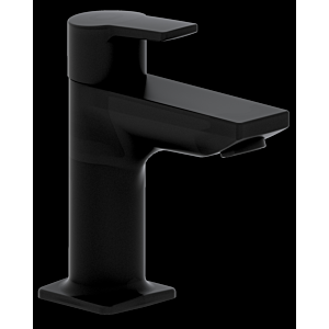 Heinrich Schulte alpha_400 pillar tap Z069000-00280 matt black, projection 100mm, metal handle