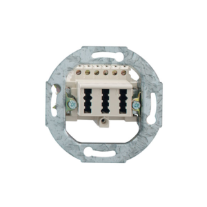 Boîtier de raccordement Rutenbeck TAE 3x6 NFN Up 0 rw 10210517 pour 1 téléphone et 2 appareils supplémentaires