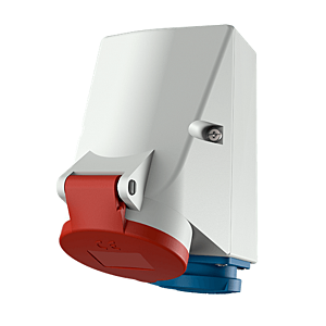 Boîtier double Mennekes avec TwinCONTACT 1649 CEE 16 A, 5 p, 400 V et SCHUKO