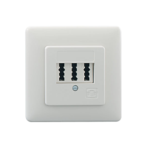 Rutenbeck TAE 3x6 NFN UP rw 10210204 pour 1 téléphone et 2 appareils supplémentaires