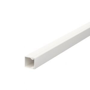 OBO wall-ceiling duct with Obert. 15x15x2000 6191002 WDK15015RW, with base perforation pure white RAL 9010