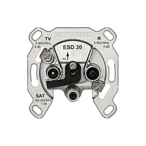 Kathrein 274209 Single outlet box 3-way ESD 30 (Radio, TV and SAT) Single outlet ESD 30