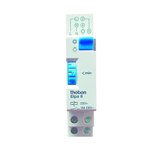 Theben 0080002 Staircase light timer ELPA 8 min ELPA 8