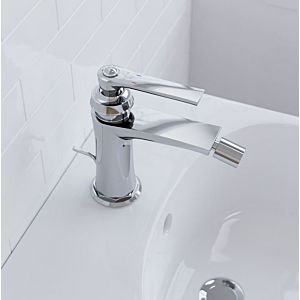 Steinberg Série 350 mitigeur de bidet 3501300 avec garniture de vidage , chromé