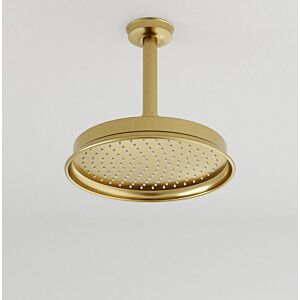Steinberg Series 350 head shower set 3501580BG ceiling mounting, Easy Clean, brushed gold