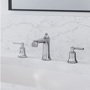 Steinberg Serie 350 Waschtischarmatur 3502000 mit Ablaufgarnitur, Ausladung 130mm, chrom