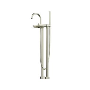 Steinberg Series 100 bath mixer 1001162BN projection 231mm, free-standing installation, brushed nickel