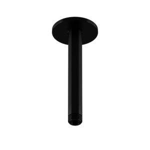 Steinberg Serie 100 Brausearm 1001571S 120 mm, Matt Black, Deckenmontage