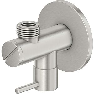 Steinberg Serie 100 Eckventil 1001640BN 1/2" x 3/8", mit Schmutzfilter, Brushed Nickel