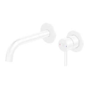 Steinberg Serie 100 Waschtischarmatur 10018143W Unterputz, Ausladung 195 mm, Wandmontage, matt white