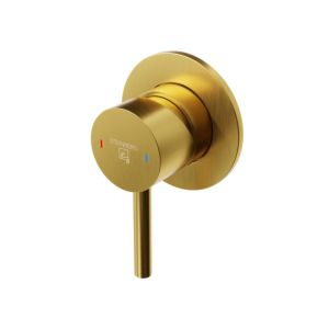 Steinberg Series 100 shower mixer 1002250BG with ceramic cartridge and built-in body 1/2&quot;, brushed gold